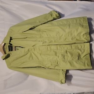Eddie Bauer light Green womens rain jacket Size Small